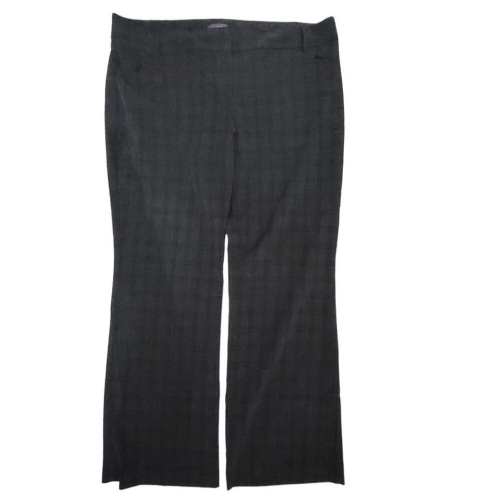 Van Heusen Dress Pants Women's Size 14 Trousers Pockets Dark Gray Zipper Button